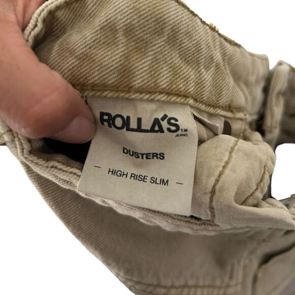 Rolla's Dusters High Rise Slim Tan Womens Jeans Size 29 AU 11 Classic Neutral - Picture 10 of 10